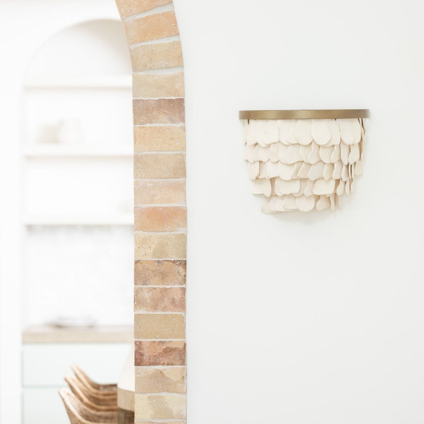 Petal Handmade Clay Wall Sconce Wall Light Klaylife