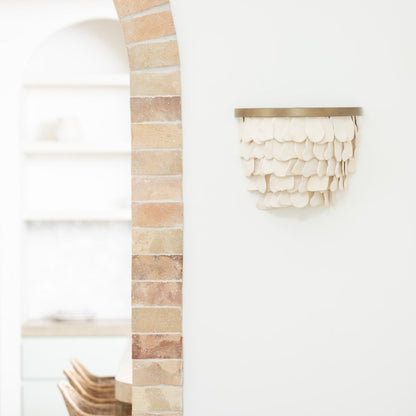 Petal Handmade Clay Wall Sconce Wall Light Klaylife