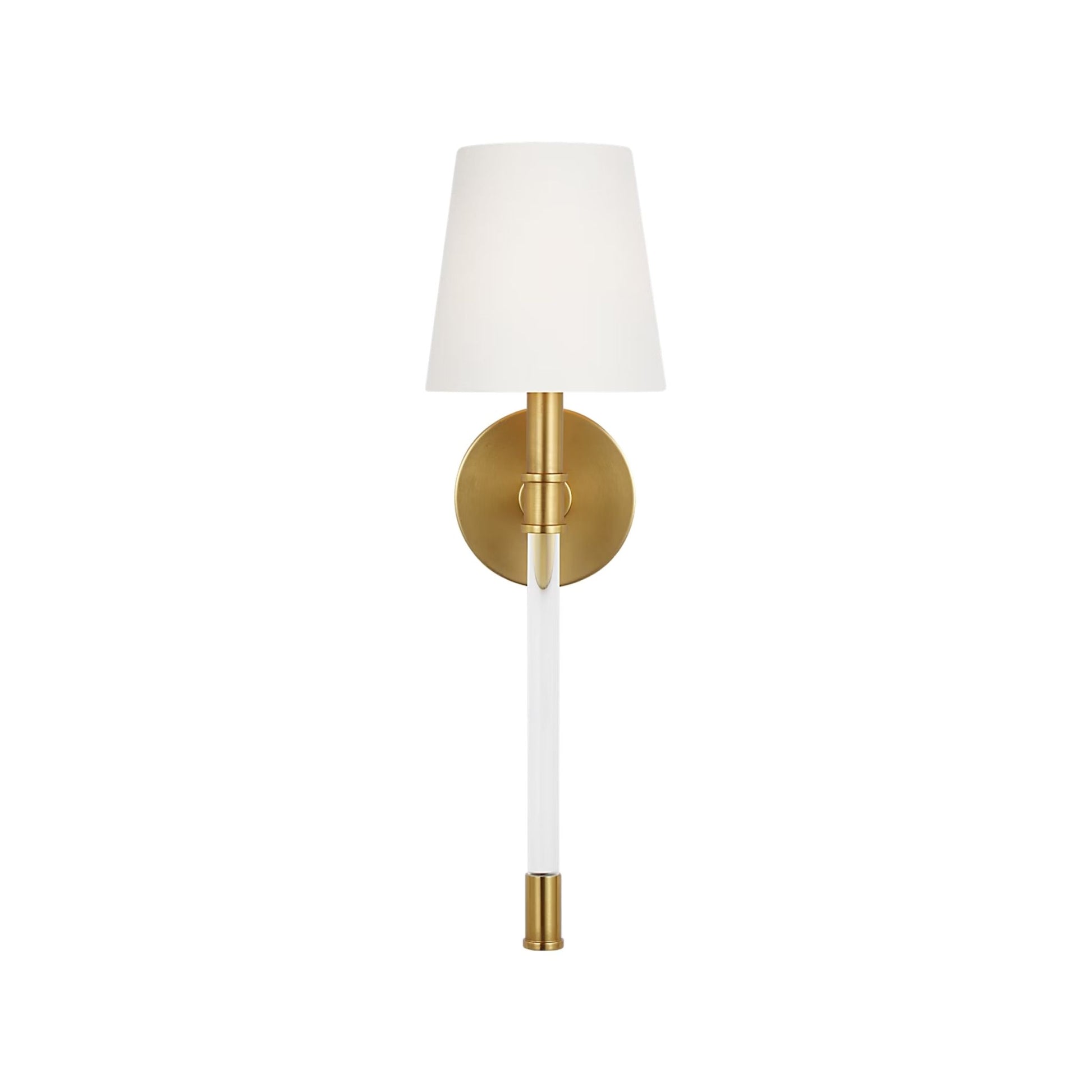 Chapman & Myers Hanover Glass Wall Sconce - Brass Wall Light Bloomingdales Lighting