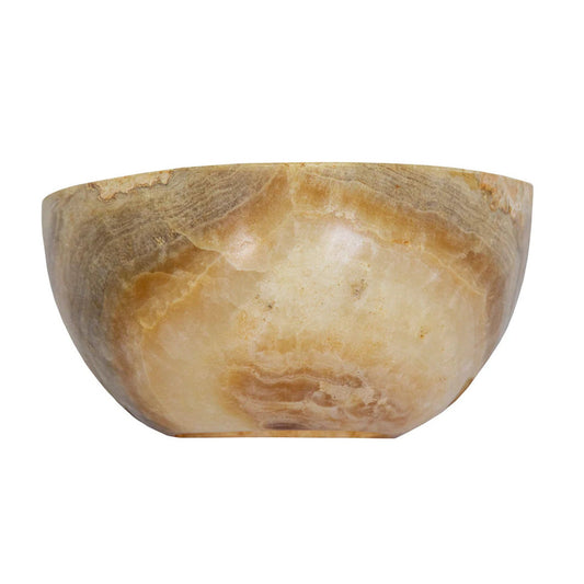 Putra Polished Onyx Wall Sconce Wall Light Bisque Interiors