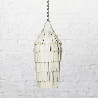 Cocoon Shard Handmade Clay Pendant Light Pendant Light Klaylife Medium Gunmetal