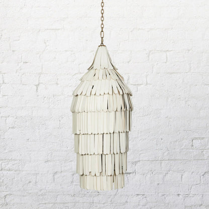 Cocoon Shard Handmade Clay Pendant Light Pendant Light Klaylife Medium Matte Gold