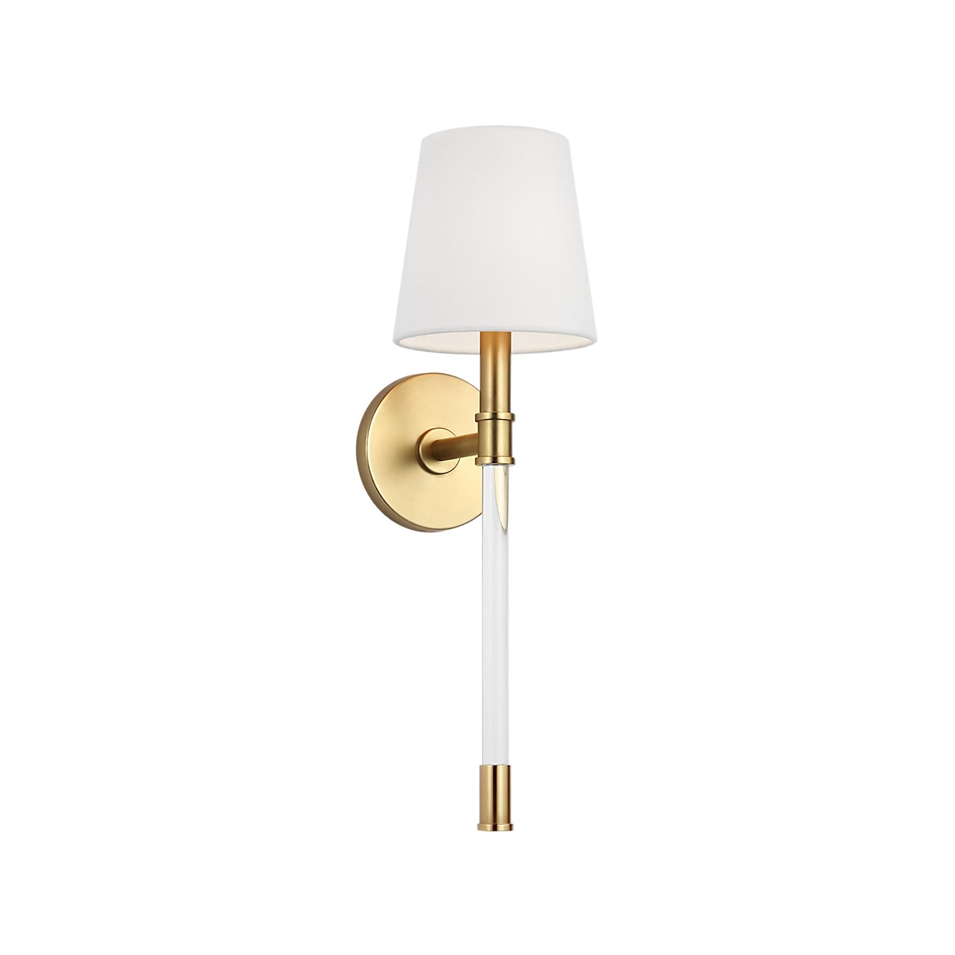 Chapman & Myers Hanover Glass Wall Sconce - Brass Wall Light Bloomingdales Lighting