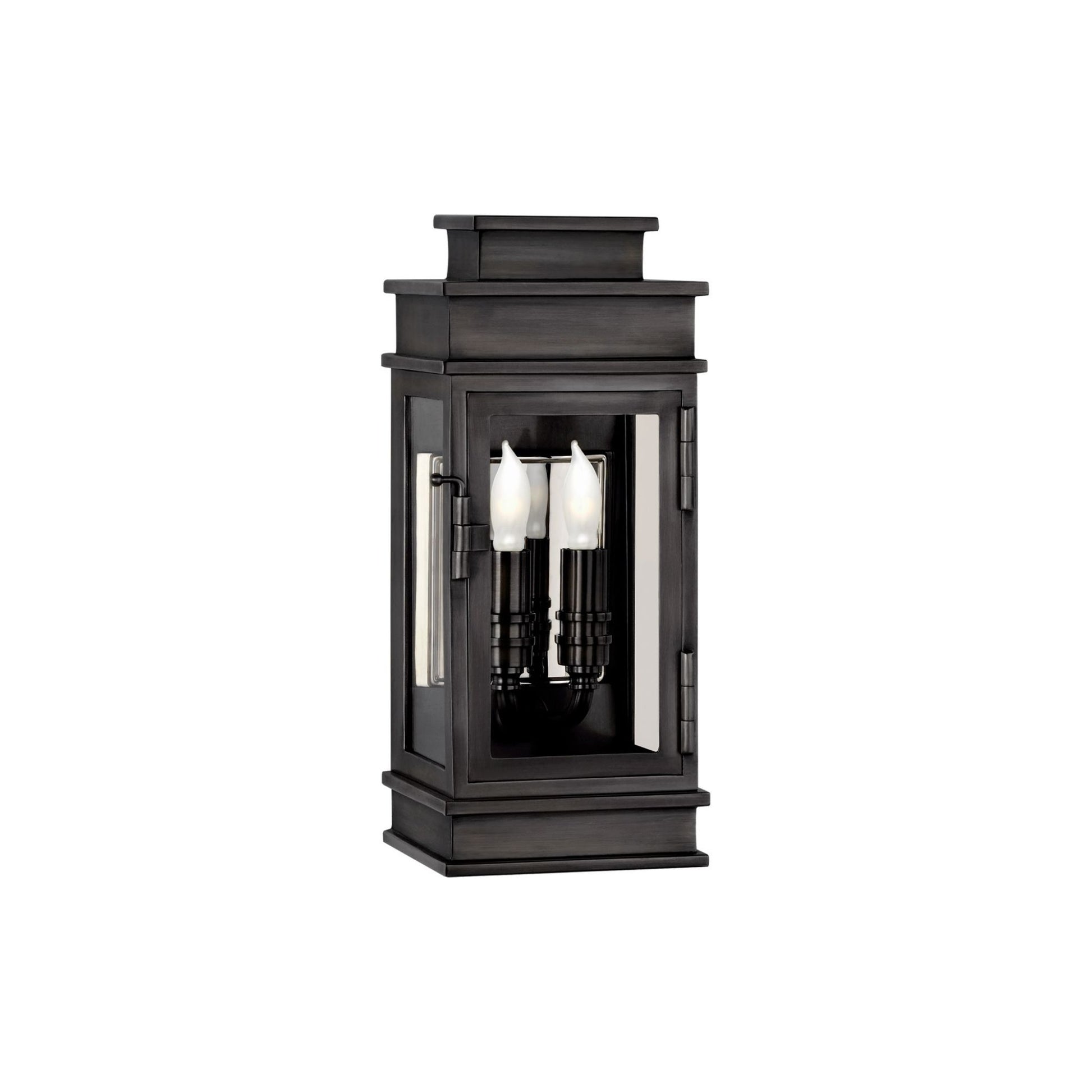Chapman & Myers Linear Mini Outdoor Wall Lantern - Bronze Wall Light Bloomingdales Lighting