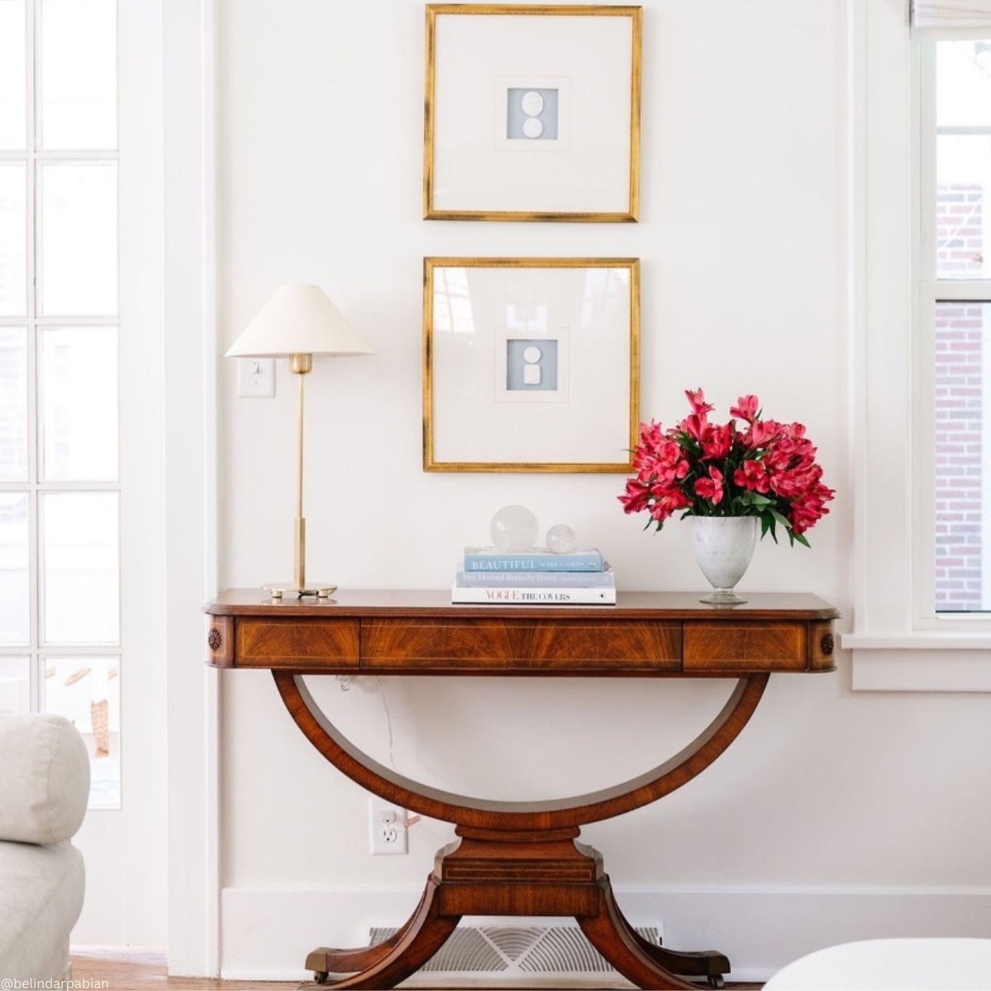 J. Randall Powers Hackney Linen Table Lamp - Brass Table Lamp Bloomingdales Lighting   
