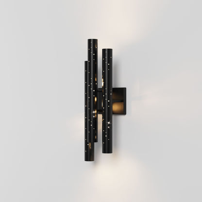 Stardust Double Fluted Wall Light Wall Light ILANEL Triple