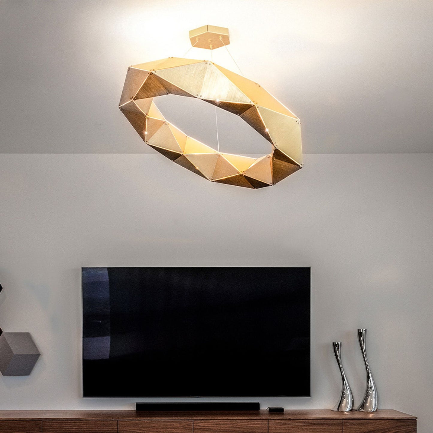Supernova Shard Round Pendant Light Pendant Light ILANEL