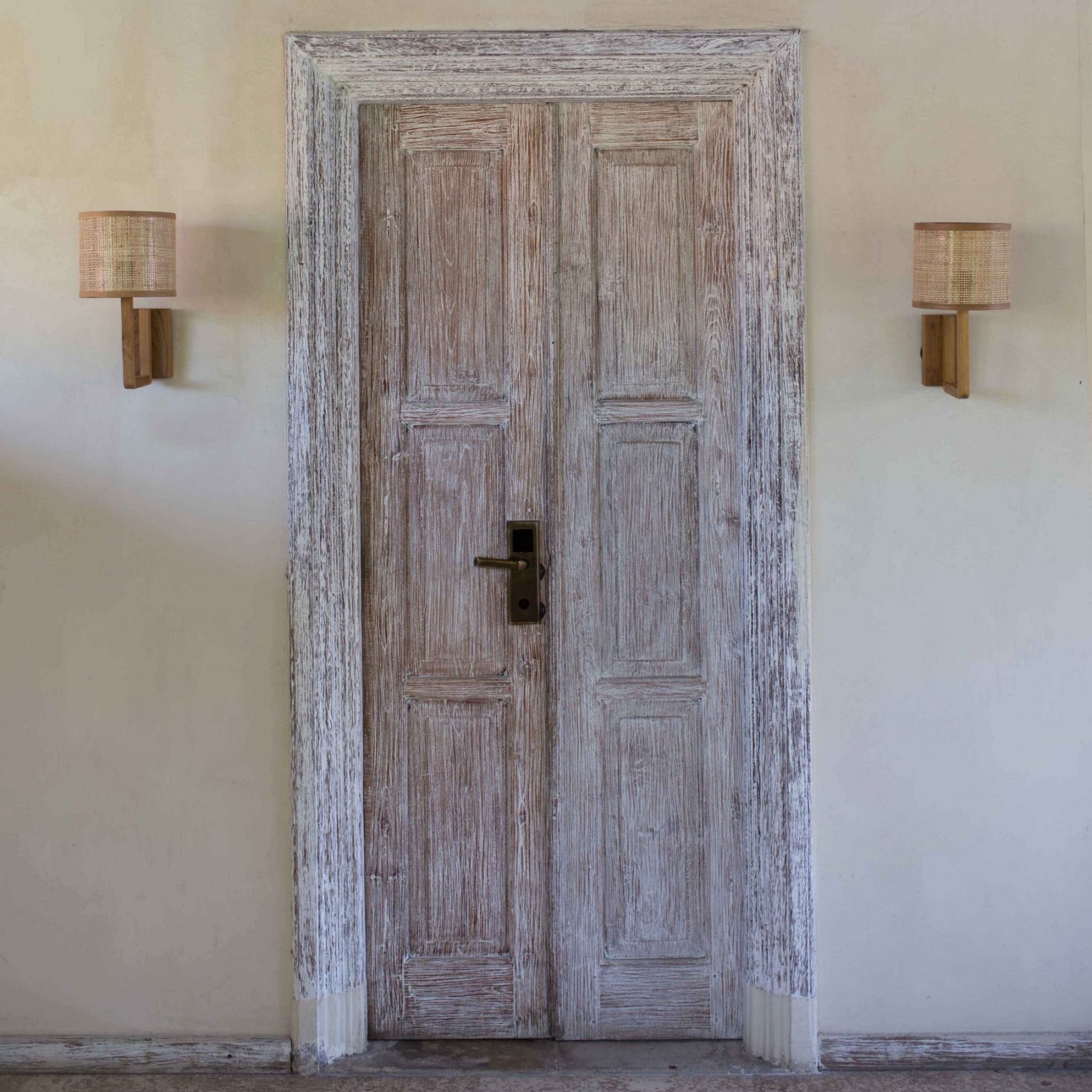 Copenhagen Natural Rattan Wall Sconce Wall Light Gypset Cargo