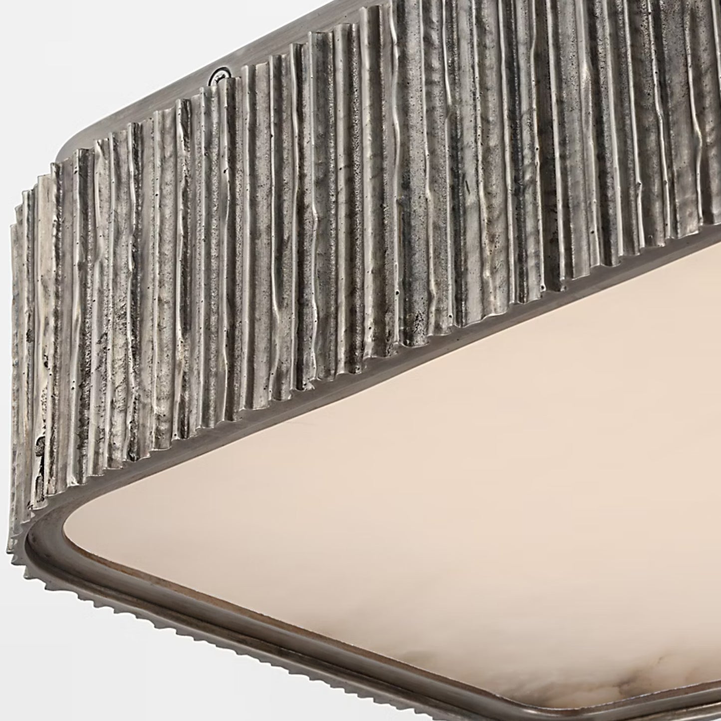 Anne-Marie Barton Fumar 21" Asymmetrical Alabaster Flush Mount Ceiling Fluh Mount Bloomingdales Lighting