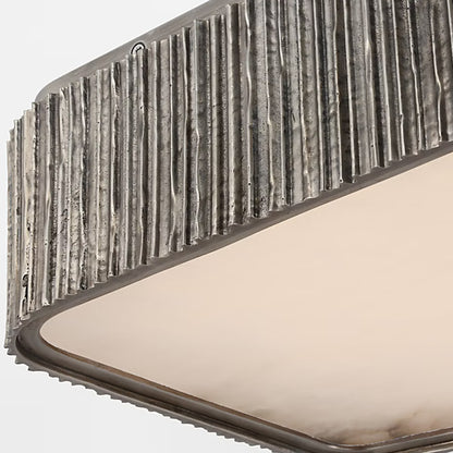 Anne-Marie Barton Fumar 21" Asymmetrical Alabaster Flush Mount Ceiling Fluh Mount Bloomingdales Lighting