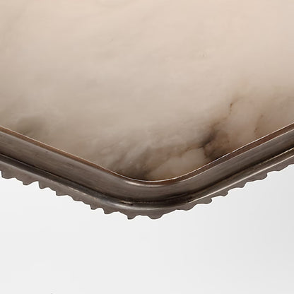 Anne-Marie Barton Fumar 21" Asymmetrical Alabaster Flush Mount Ceiling Fluh Mount Bloomingdales Lighting