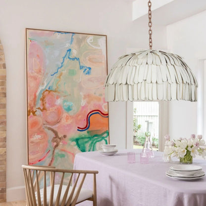 Dome Shard Handmade Clay Pendant Light Pendant Light Klaylife