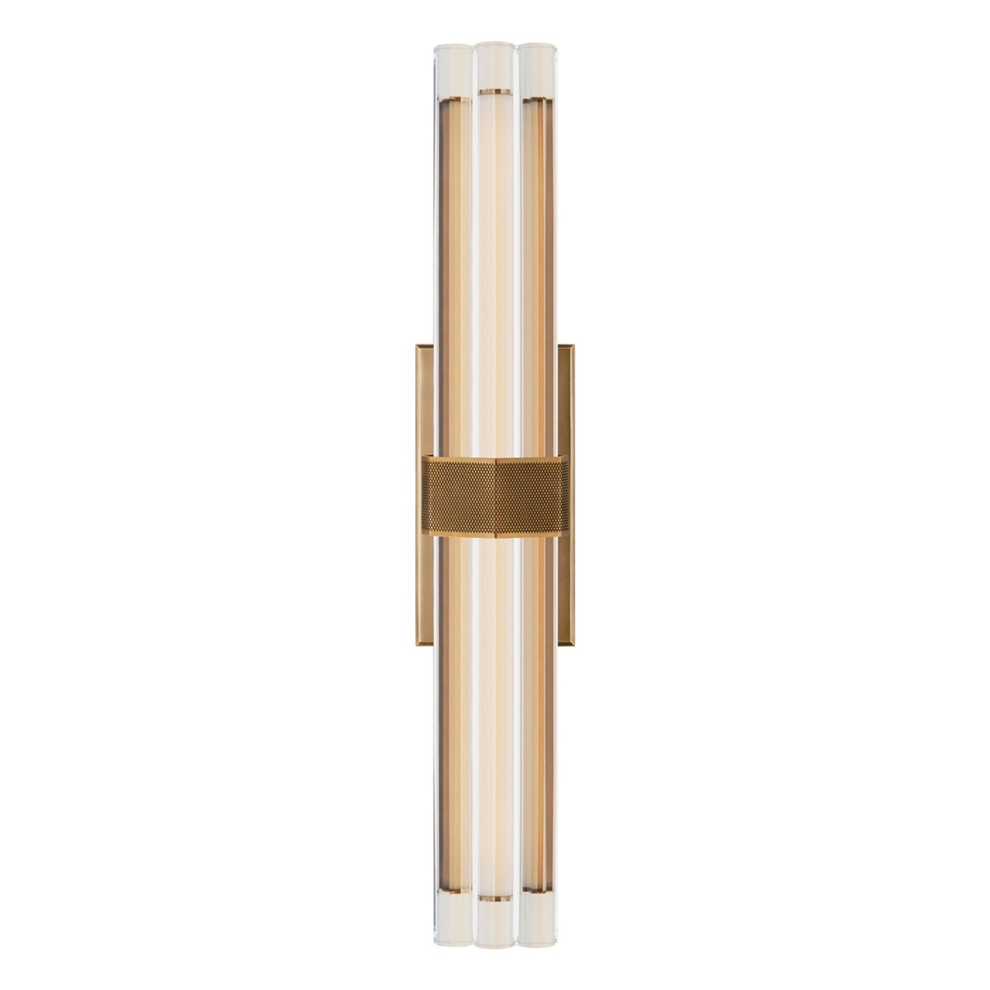 Lauren Rottet Fascio 24" Crystal Wall Sconce - Polished Brass