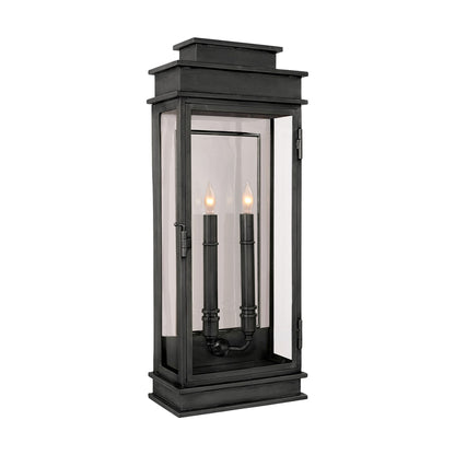 E. F. Chapman Linear Tall Lantern Wall Light - Bronze