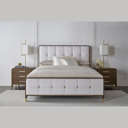 Theodore Alexander Judith Leiber 3-Drawer Nightstand - Mink Bedside Table Bloomingdales