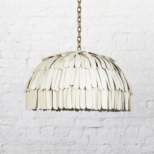 Dome Shard Handmade Clay Pendant Light Pendant Light Klaylife Medium Matte Gold