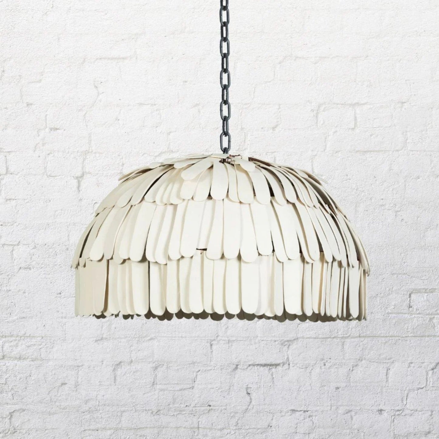 Dome Shard Handmade Clay Pendant Light Pendant Light Klaylife Large Gunmetal