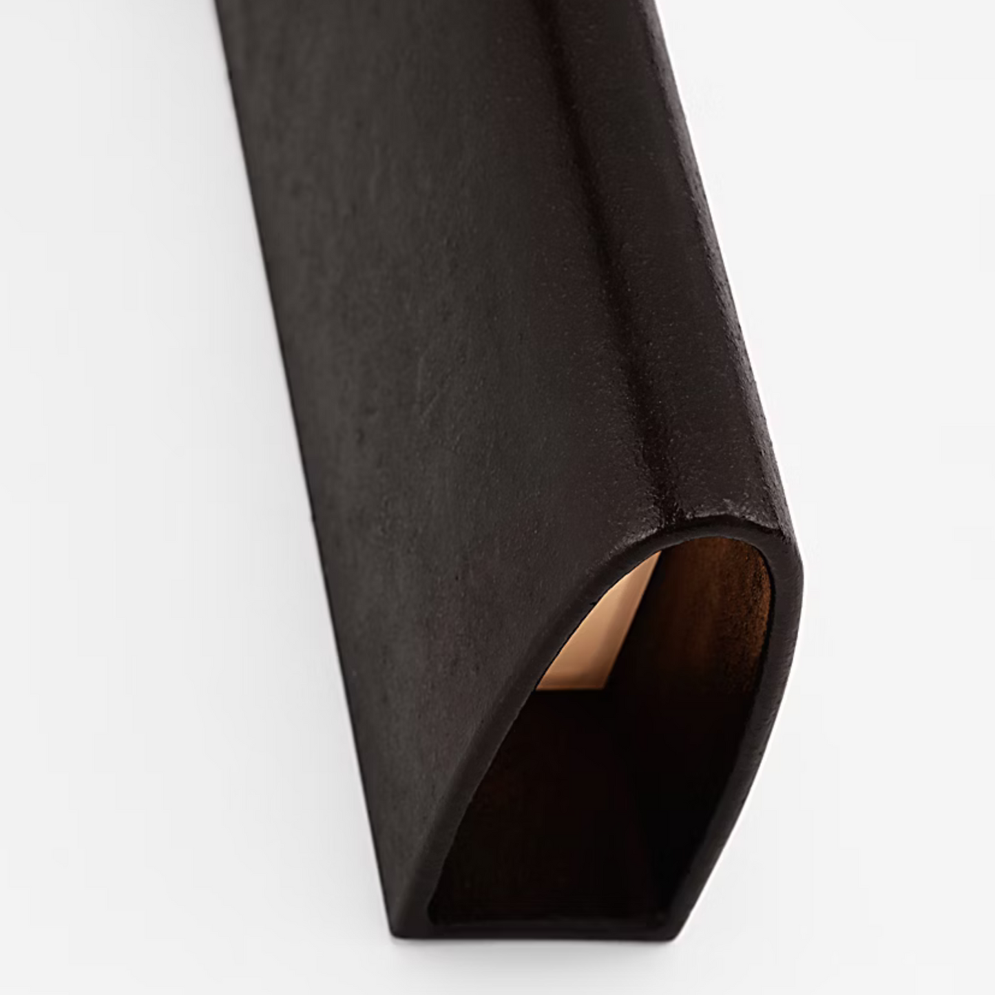 Kelly Wearstler Lotura 21" Cast Metal Wall Sconce - Museum Black Wall Light Bloomingdales Lighting