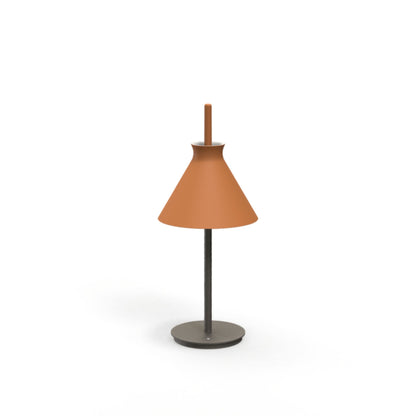 Totana Handmade Clay Table Lamp Table Lamp Klaylife Dark Terracotta