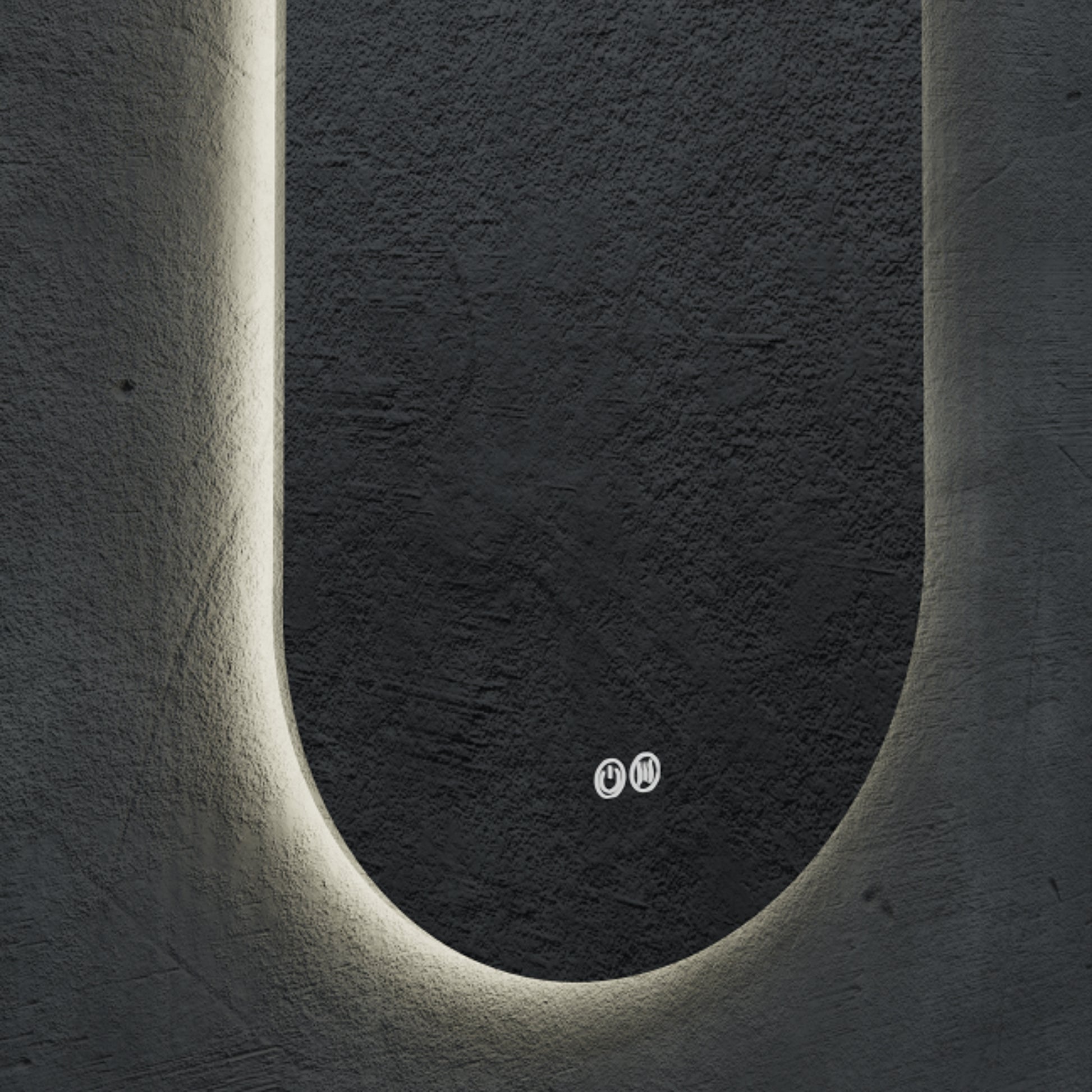 Orvis Frameless Oval LED Bathroom Mirror Mirror Lumixe
