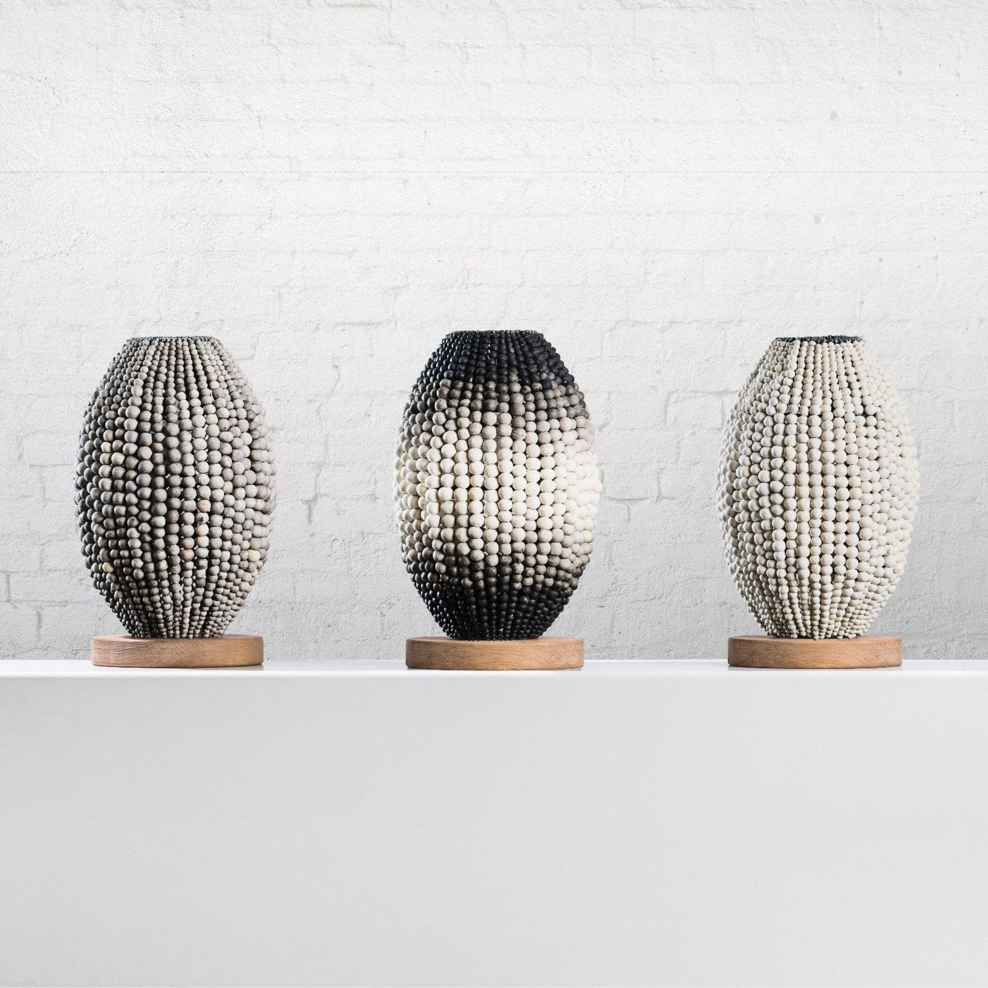 Barrel Handmade Clay Table Lamp Table Lamp Klaylife