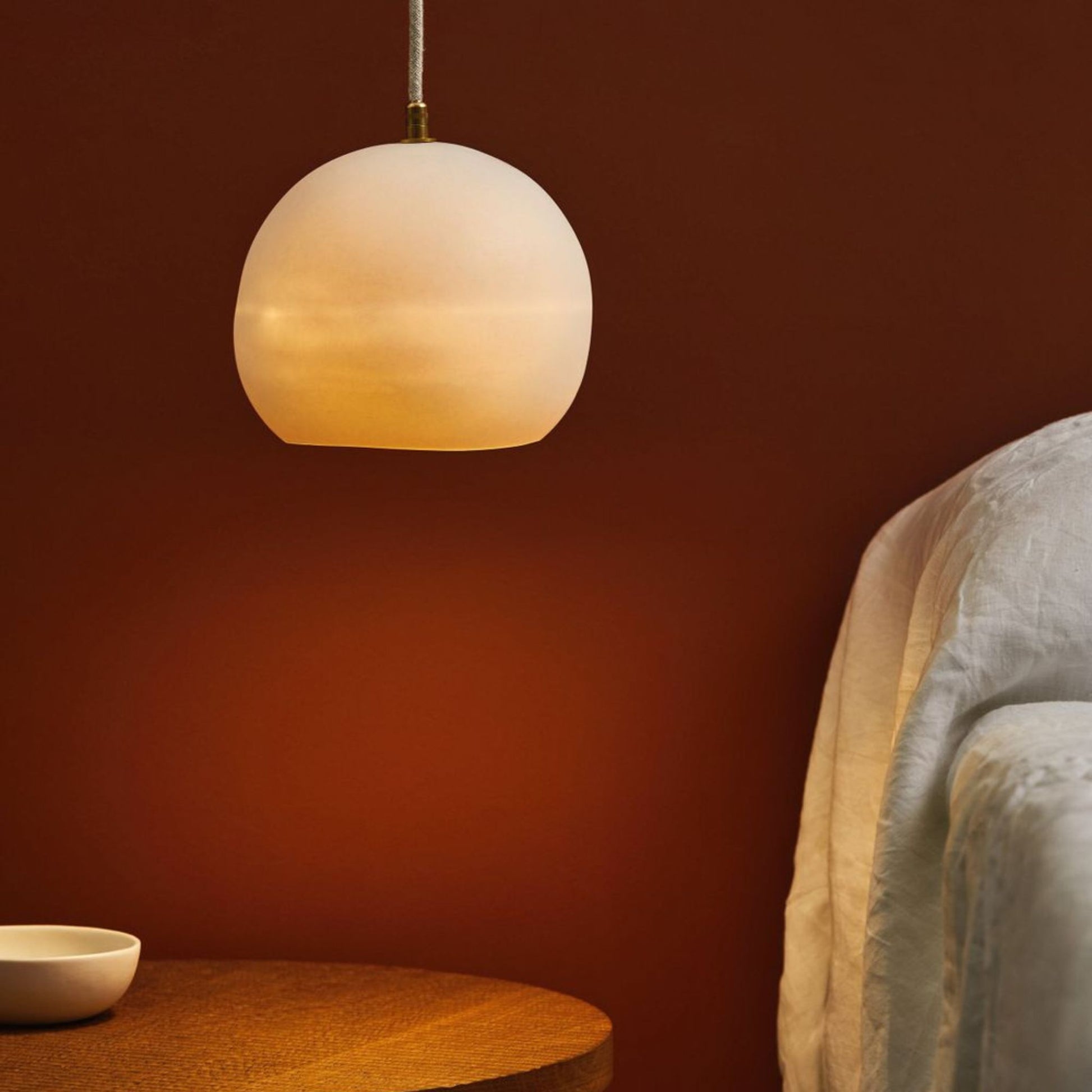 Orb Medium Ceramic Pendant Light Pendant Light Studio Enti