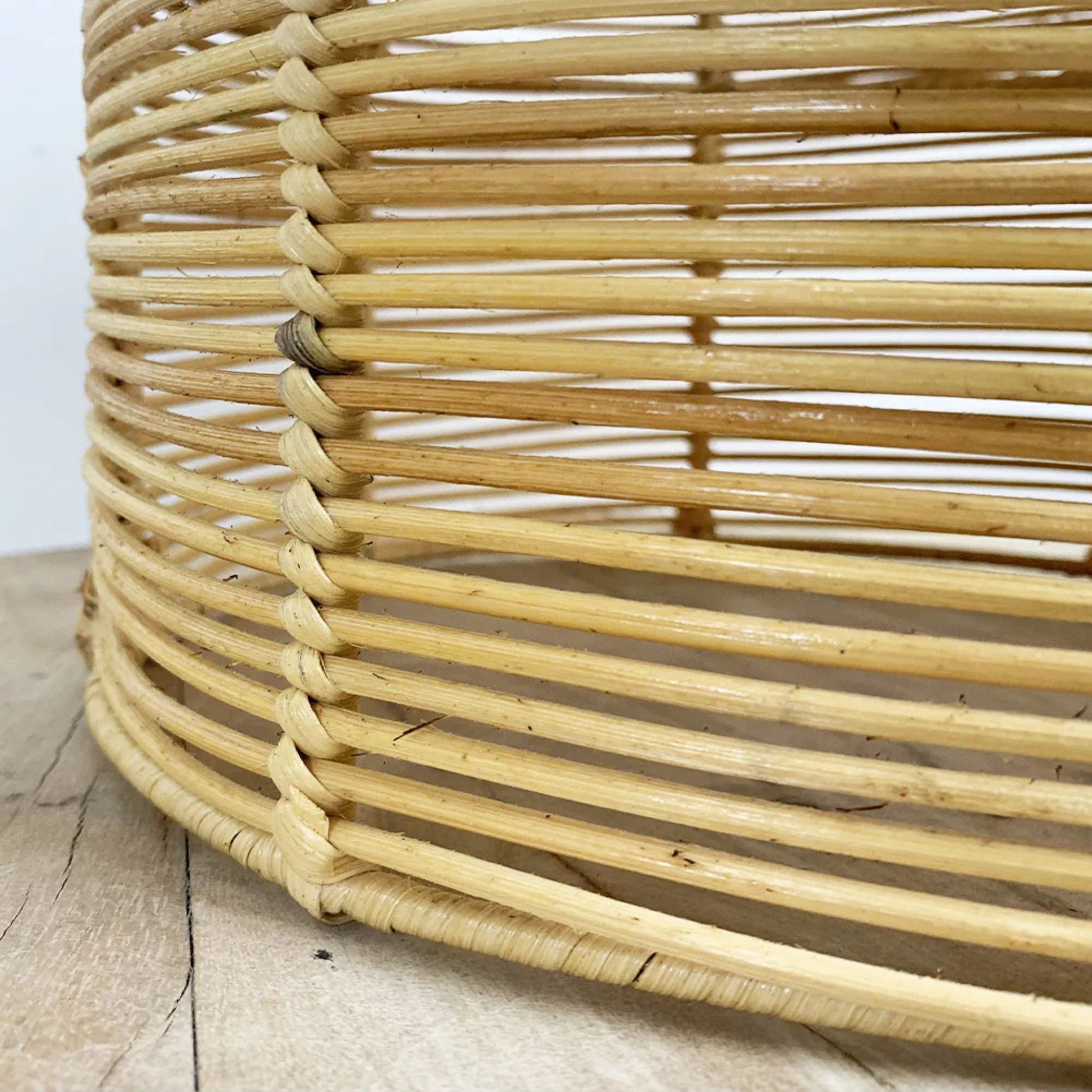 Tajo Rattan Table Lamp Table Lamp Bisque Interiors