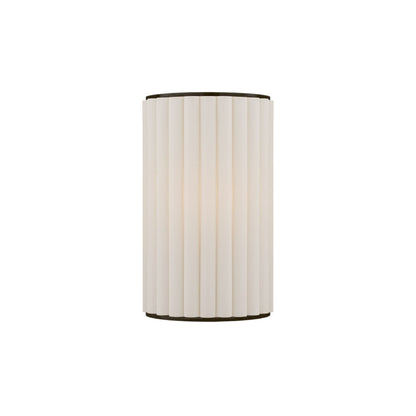Ian K. Fowler Palati Linen Small Wall Sconce - Antique Brass Wall Light Bloomingdales Lighting Bronze