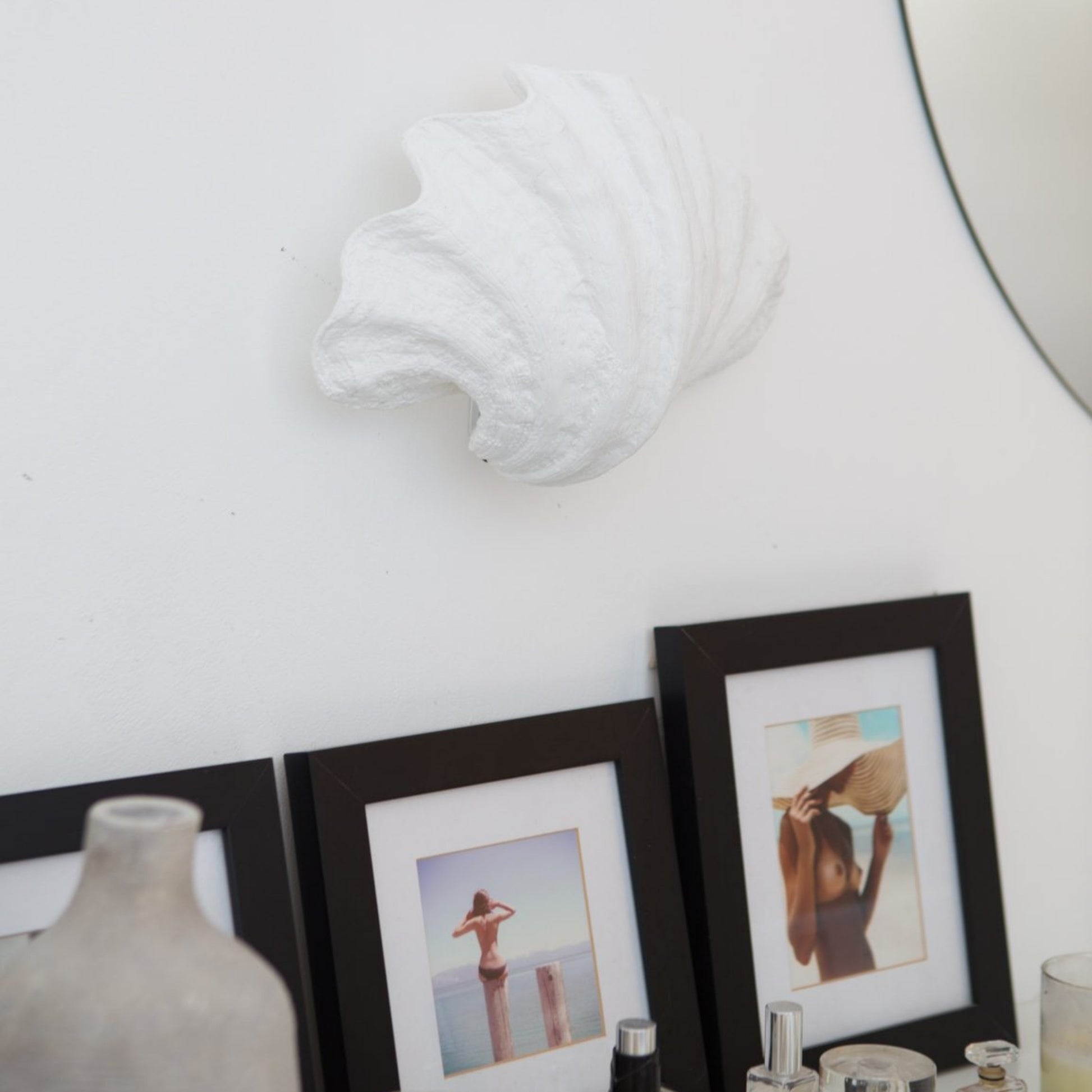 Fluted Shell Palm Beach Wall Sconce Wall Light Gypset Cargo
