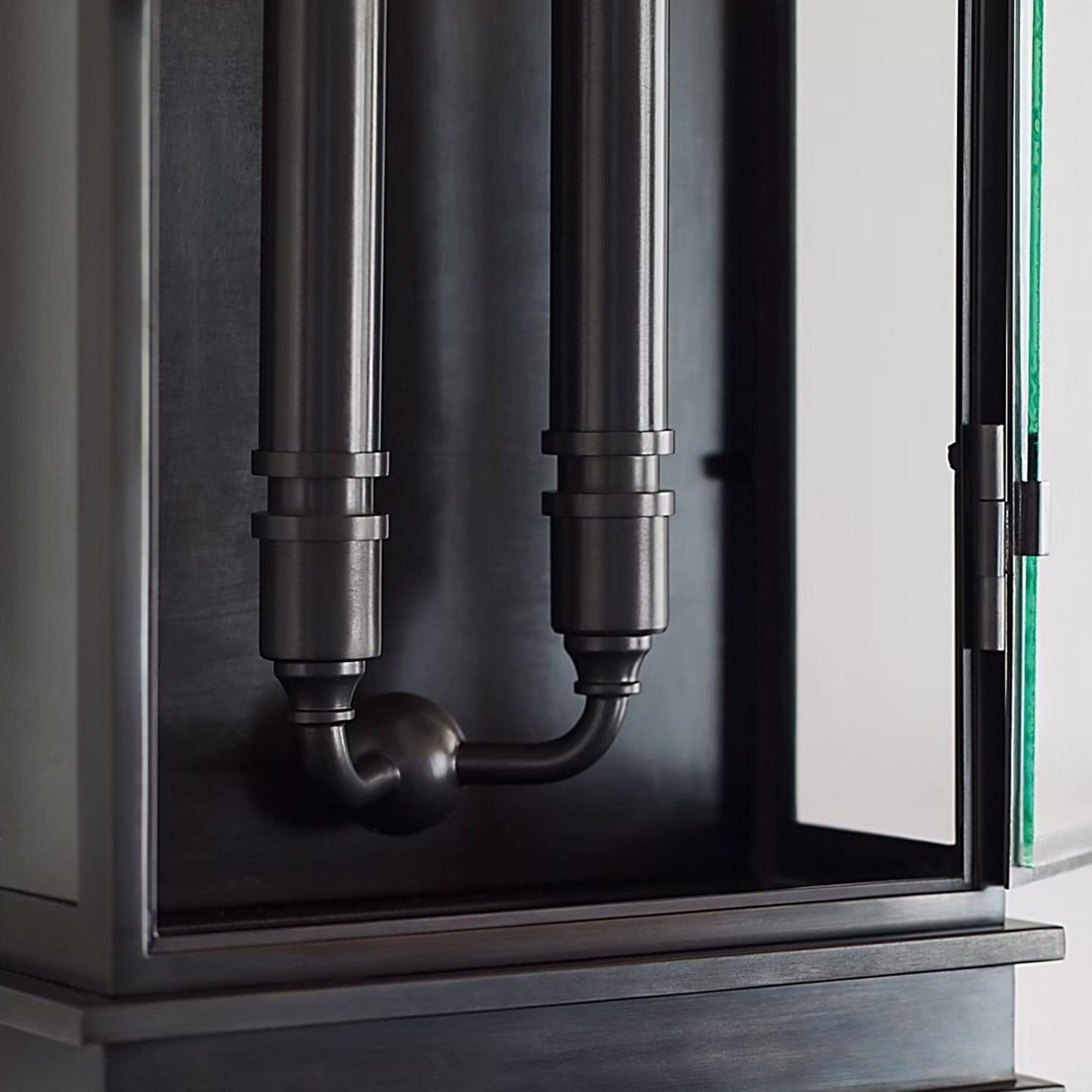 E. F. Chapman Linear Tall Lantern Wall Light - Bronze