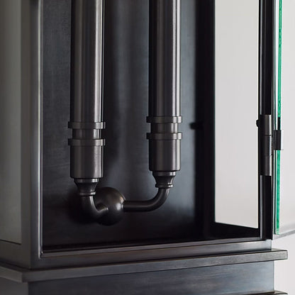 E. F. Chapman Linear Tall Lantern Wall Light - Bronze