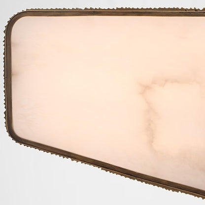 Anne-Marie Barton Fumar 21" Asymmetrical Alabaster Flush Mount Ceiling Fluh Mount Bloomingdales Lighting