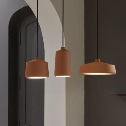 Flame Handmade Clay Pendant Light Pendant Light Klaylife