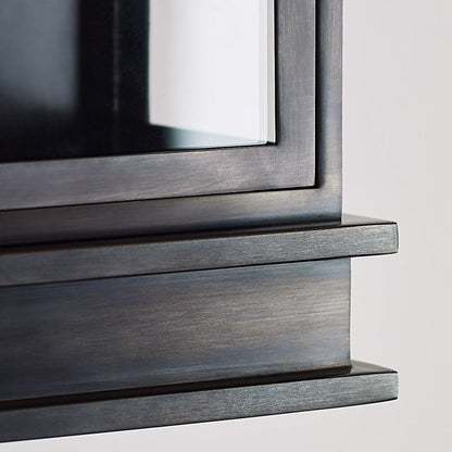 E. F. Chapman Linear Tall Lantern Wall Light - Bronze