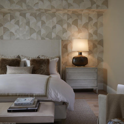 Kelly Wearstler Beton Large Glazed Ceramic Table Lamp - Bronze Table Lamp Bloomingdales Lighting   
