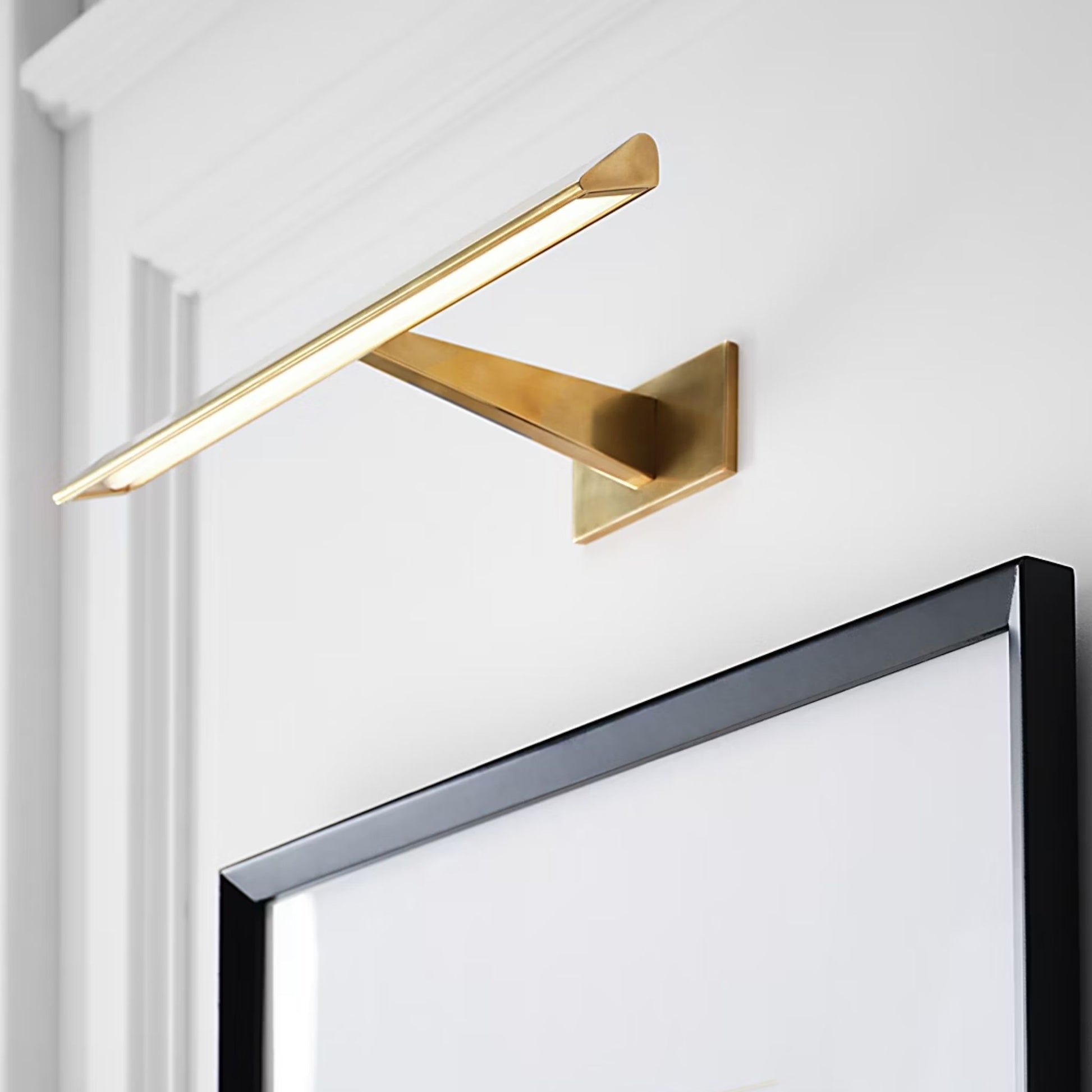 Ian K. Fowler Petrel 18" Picture Wall Light - Antique Brass Wall Light Bloomingdales Lighting