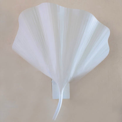Gingko Leaf Brass Wall Sconce Wall Light Gypset Cargo White