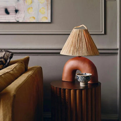 Volta Handmade Clay Table Lamp Table Lamp Klaylife