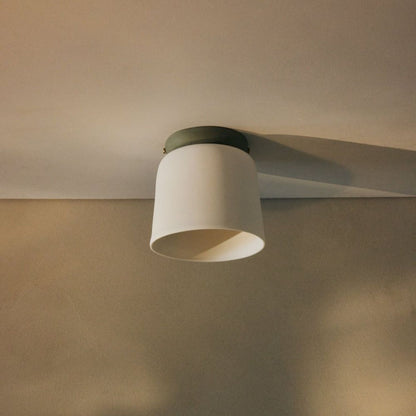 Dawn Ceramic Ceiling Light Ceiling Flush Mount Studio Enti White Small