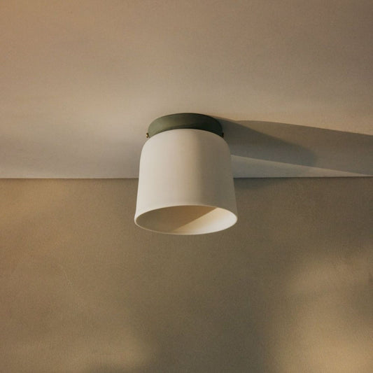 Dawn Ceramic Ceiling Light Ceiling Flush Mount Studio Enti White Small