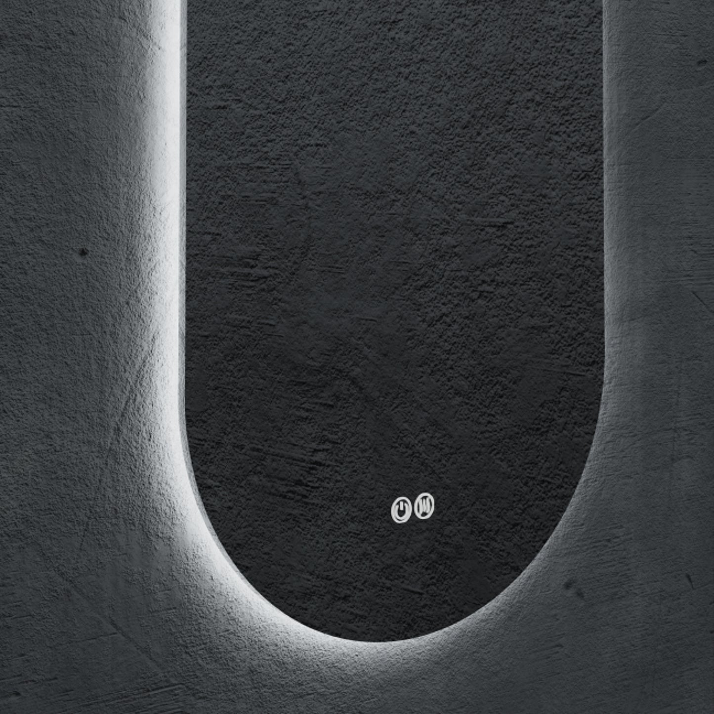 Orvis Frameless Oval LED Bathroom Mirror Mirror Lumixe