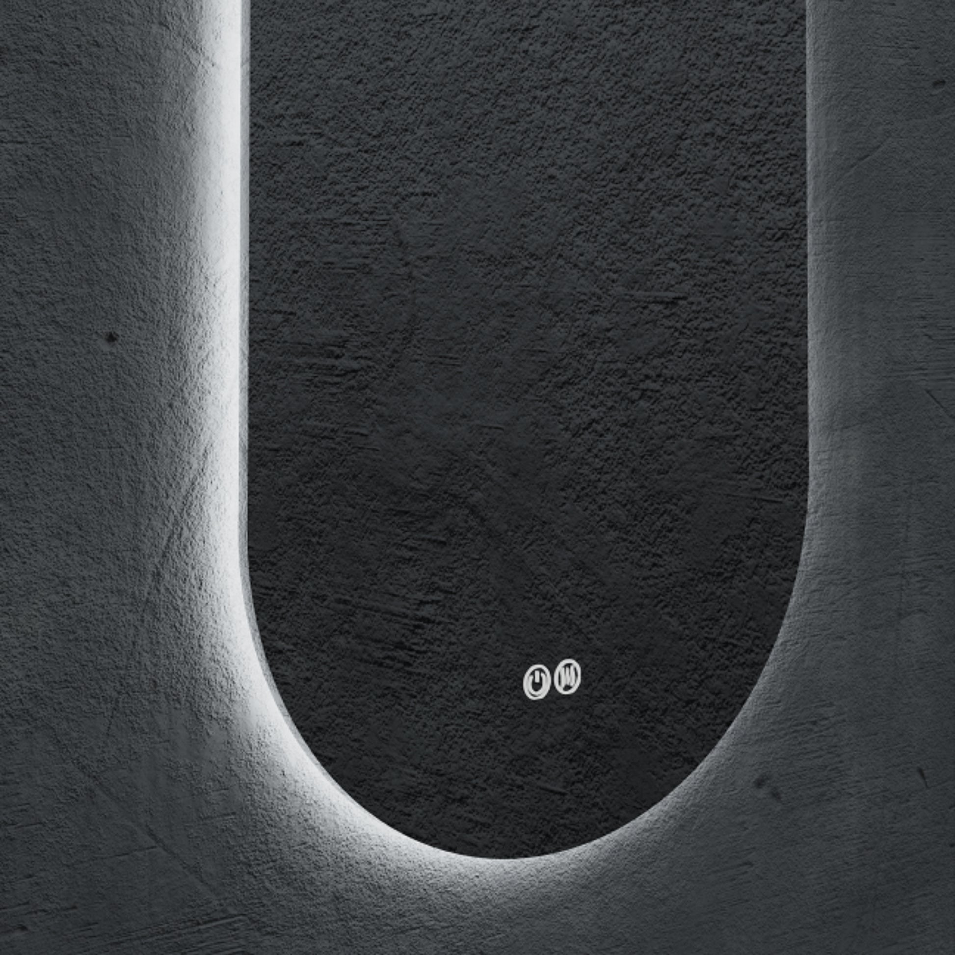 Orvis Frameless Oval LED Bathroom Mirror Mirror Lumixe
