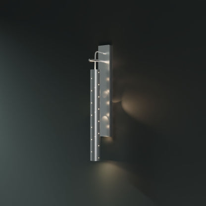 Rain Drop Wall Light Wall Light ILANEL Brushed Silver Rectangle