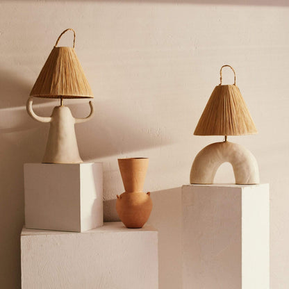 Volta Handmade Clay Table Lamp Table Lamp Klaylife