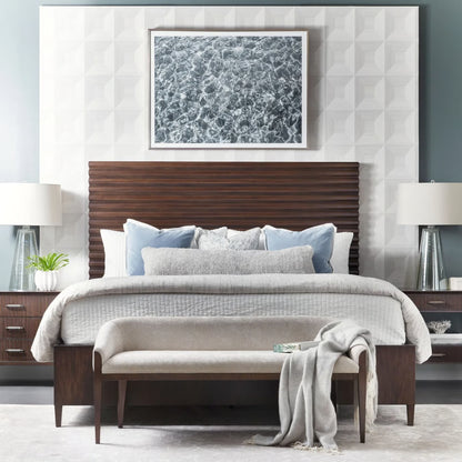 Theodore Alexander Lido Three Drawer Nightstand - Bistre Bedside Table Bloomingdales