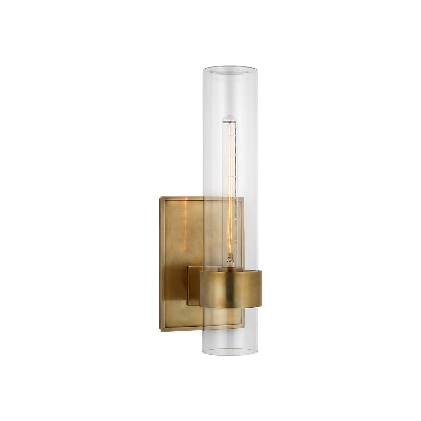 Ian K. Fowler Presidio 18" Glass Outdoor Wall Sconce - Brass Wall Light Bloomingdales Lighting