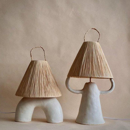 Volta Handmade Clay Table Lamp Table Lamp Klaylife