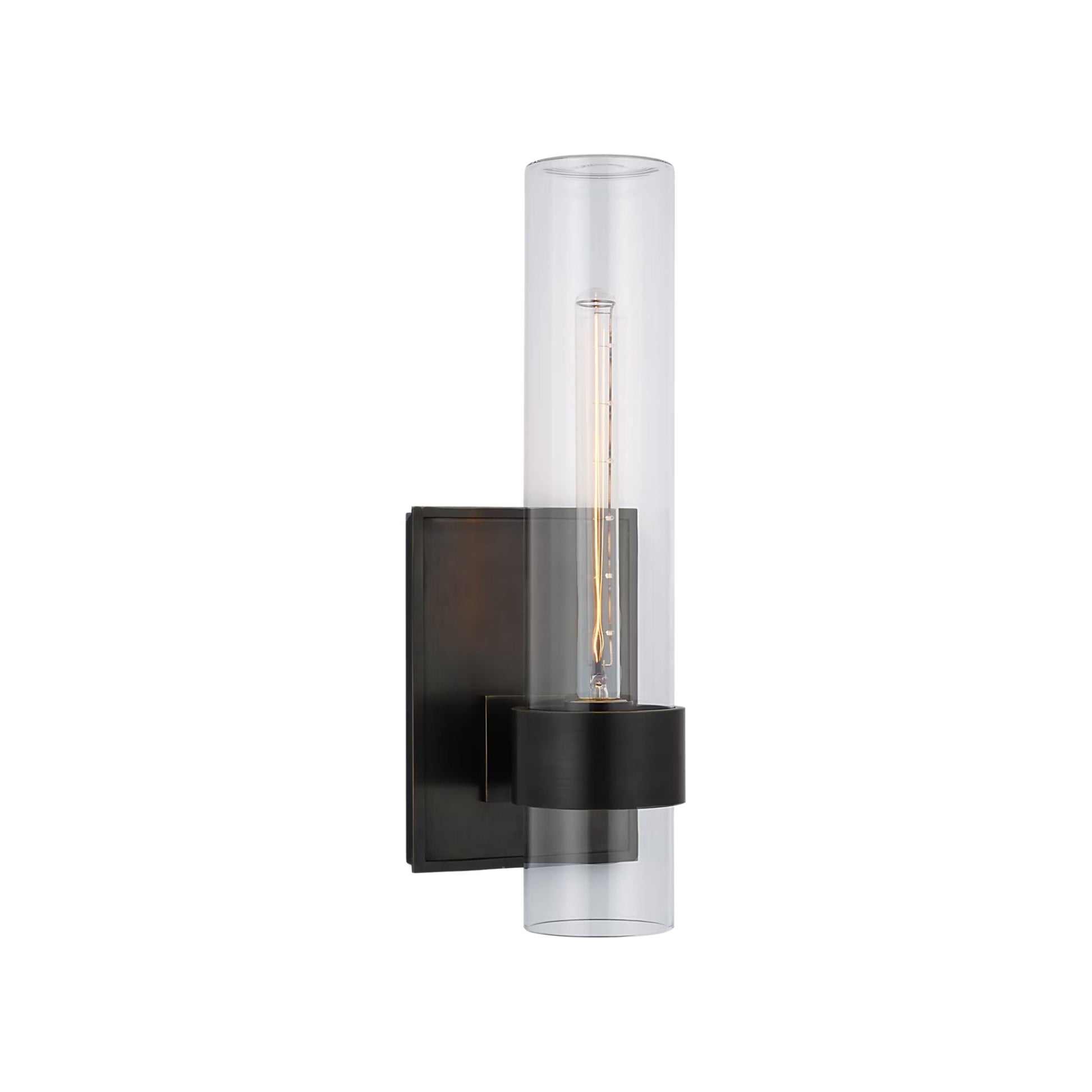 Ian K. Fowler Presidio 18" Glass Outdoor Wall Sconce - Bronze Wall Light Bloomingdales Lighting