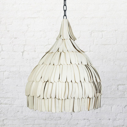 Luna Shard Handmade Clay Pendant Light Pendant Light Klaylife Gunmetal