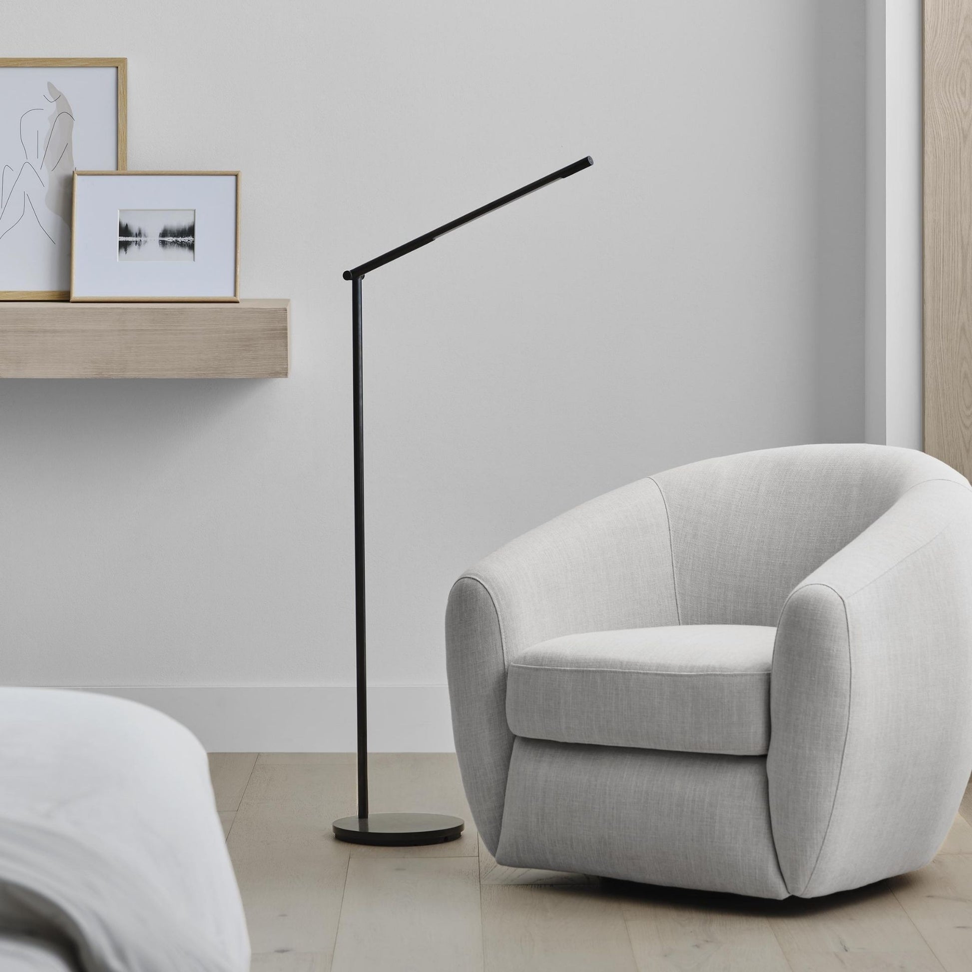 Kelly Wearstler Cona Large Articulating Floor Lamp - Bronze Floor Lamp Bloomingdales Lighting   